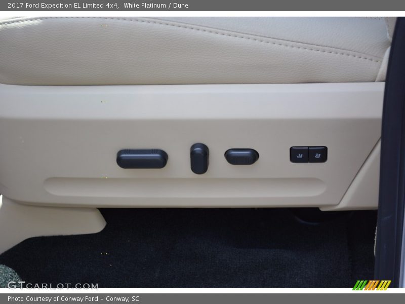 White Platinum / Dune 2017 Ford Expedition EL Limited 4x4