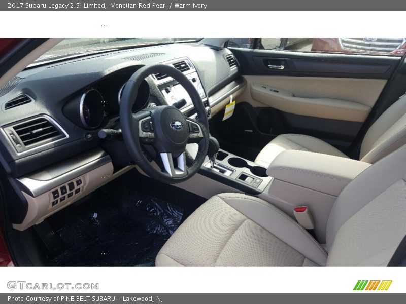 Venetian Red Pearl / Warm Ivory 2017 Subaru Legacy 2.5i Limited