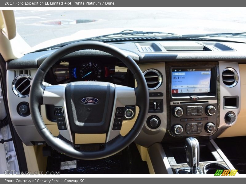 White Platinum / Dune 2017 Ford Expedition EL Limited 4x4
