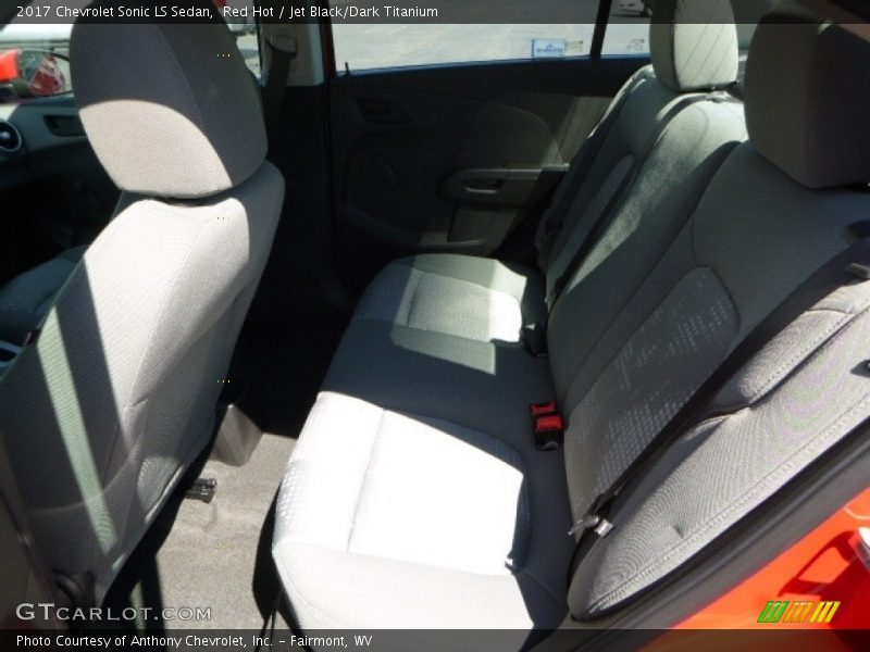 Red Hot / Jet Black/Dark Titanium 2017 Chevrolet Sonic LS Sedan