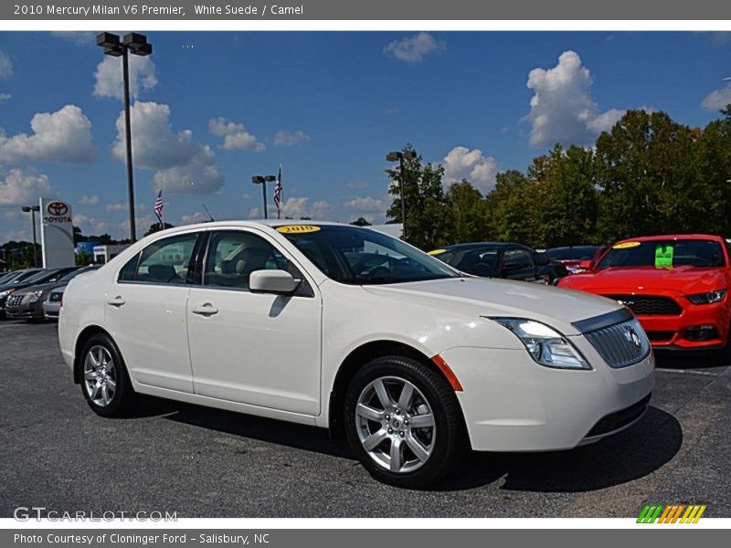 White Suede / Camel 2010 Mercury Milan V6 Premier