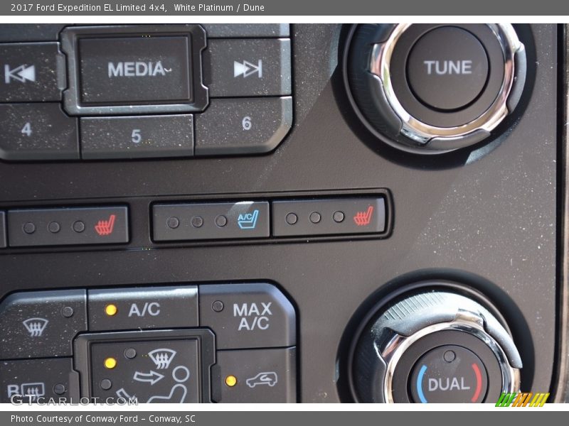 White Platinum / Dune 2017 Ford Expedition EL Limited 4x4