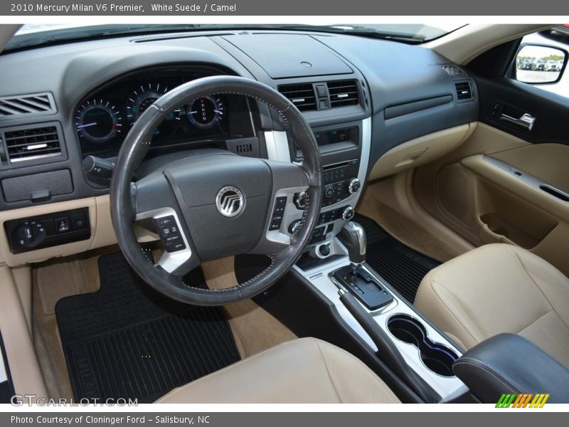 White Suede / Camel 2010 Mercury Milan V6 Premier
