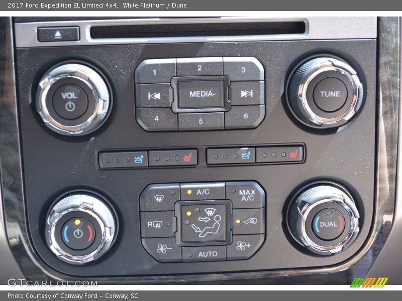 White Platinum / Dune 2017 Ford Expedition EL Limited 4x4
