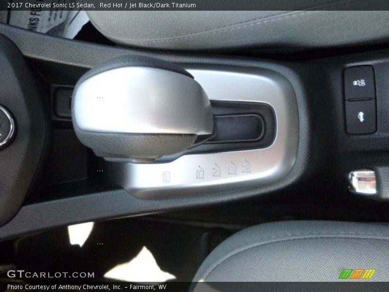 Red Hot / Jet Black/Dark Titanium 2017 Chevrolet Sonic LS Sedan