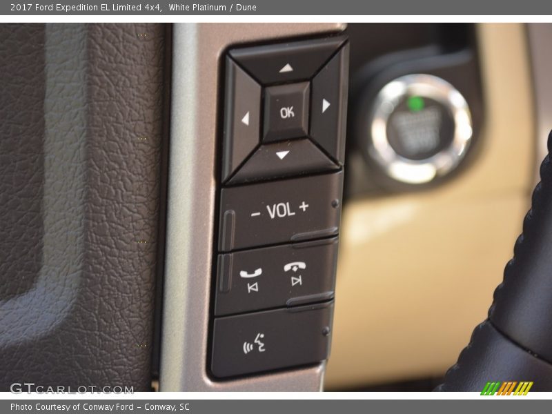 White Platinum / Dune 2017 Ford Expedition EL Limited 4x4