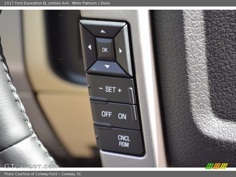White Platinum / Dune 2017 Ford Expedition EL Limited 4x4