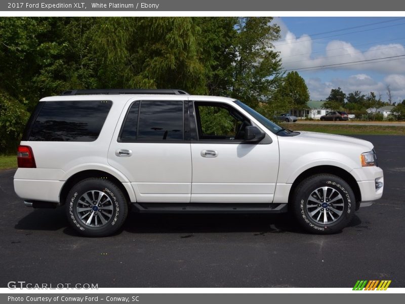 White Platinum / Ebony 2017 Ford Expedition XLT