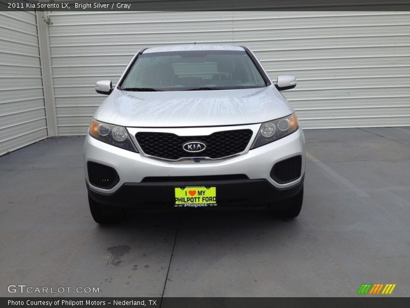 Bright Silver / Gray 2011 Kia Sorento LX