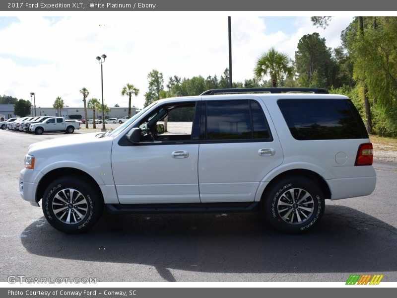 White Platinum / Ebony 2017 Ford Expedition XLT
