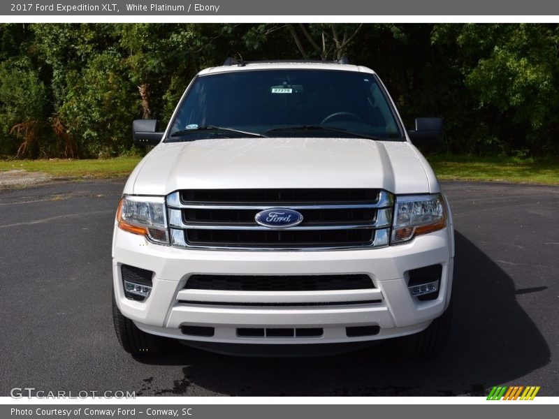 White Platinum / Ebony 2017 Ford Expedition XLT
