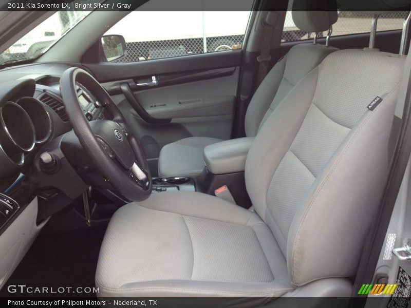 Bright Silver / Gray 2011 Kia Sorento LX