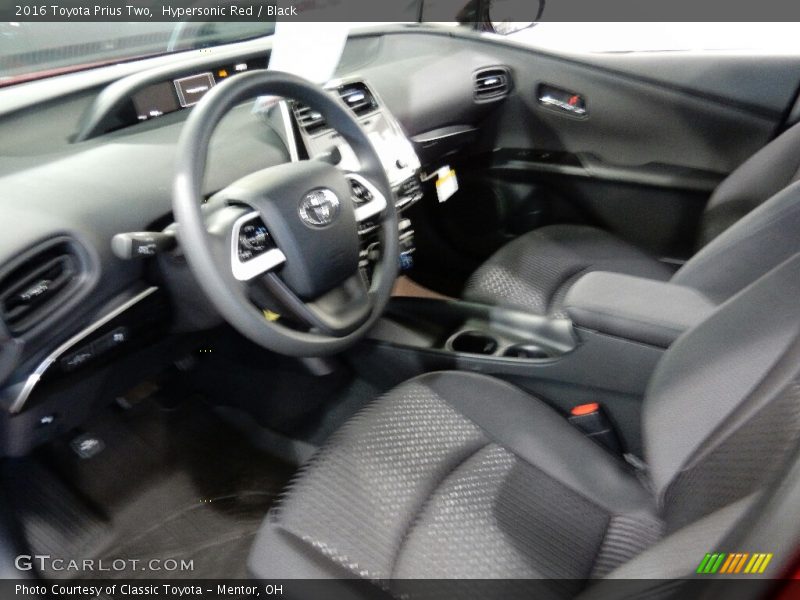 Hypersonic Red / Black 2016 Toyota Prius Two