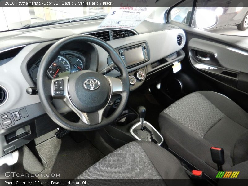 Dashboard of 2016 Yaris 5-Door LE