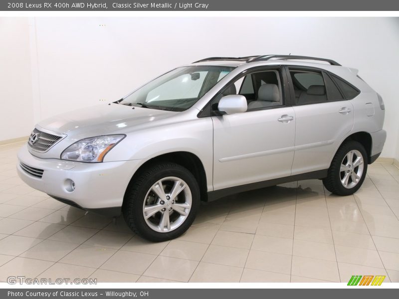 Classic Silver Metallic / Light Gray 2008 Lexus RX 400h AWD Hybrid