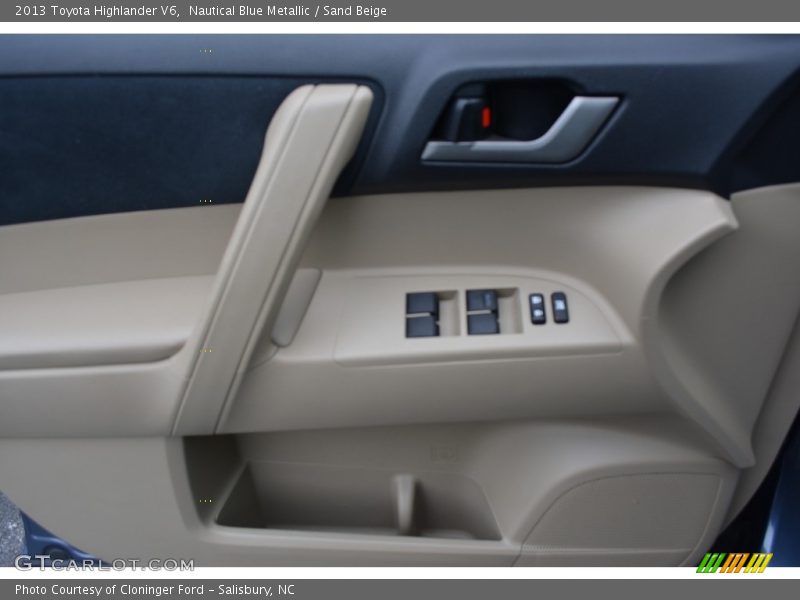 Nautical Blue Metallic / Sand Beige 2013 Toyota Highlander V6