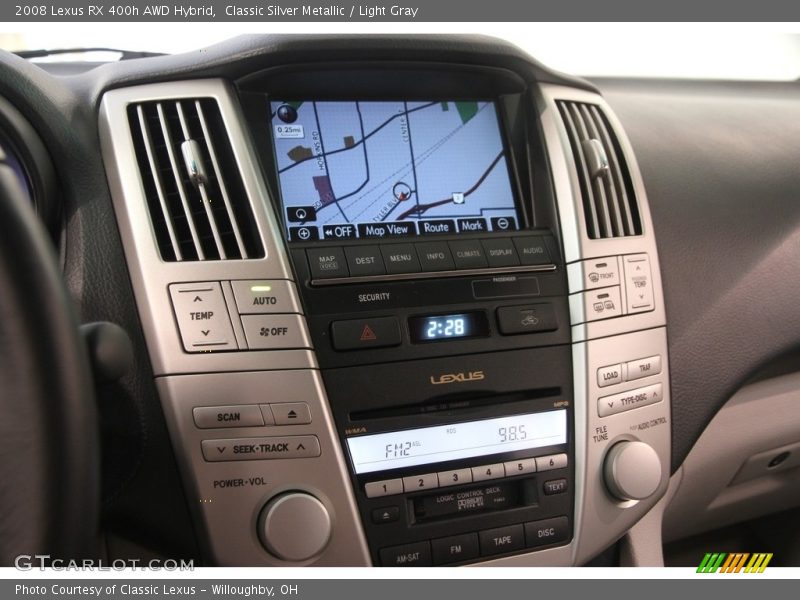 Classic Silver Metallic / Light Gray 2008 Lexus RX 400h AWD Hybrid