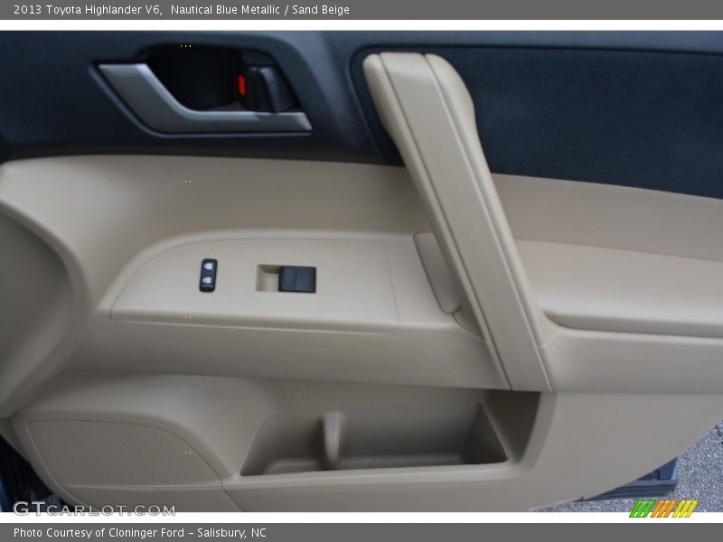Nautical Blue Metallic / Sand Beige 2013 Toyota Highlander V6