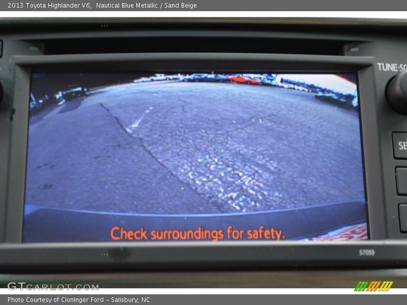 Nautical Blue Metallic / Sand Beige 2013 Toyota Highlander V6