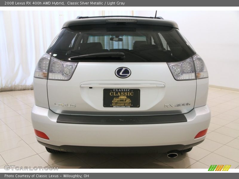 Classic Silver Metallic / Light Gray 2008 Lexus RX 400h AWD Hybrid