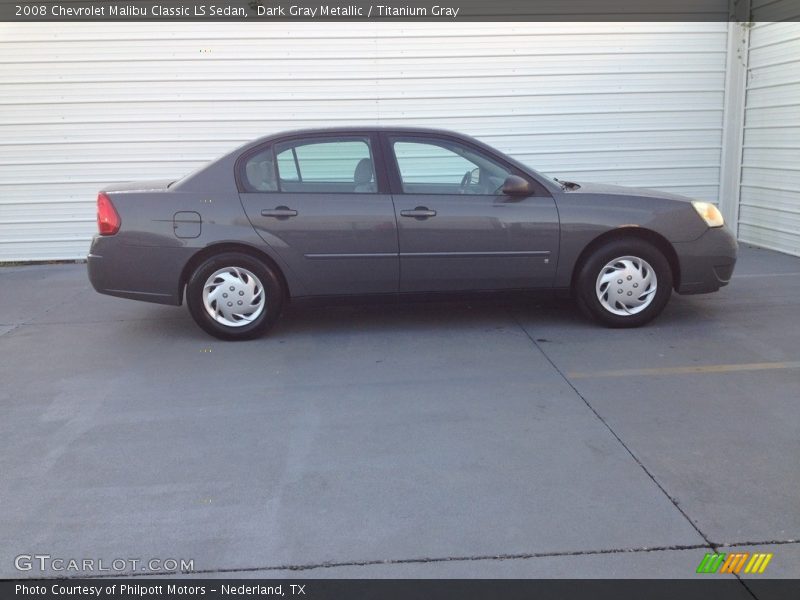Dark Gray Metallic / Titanium Gray 2008 Chevrolet Malibu Classic LS Sedan
