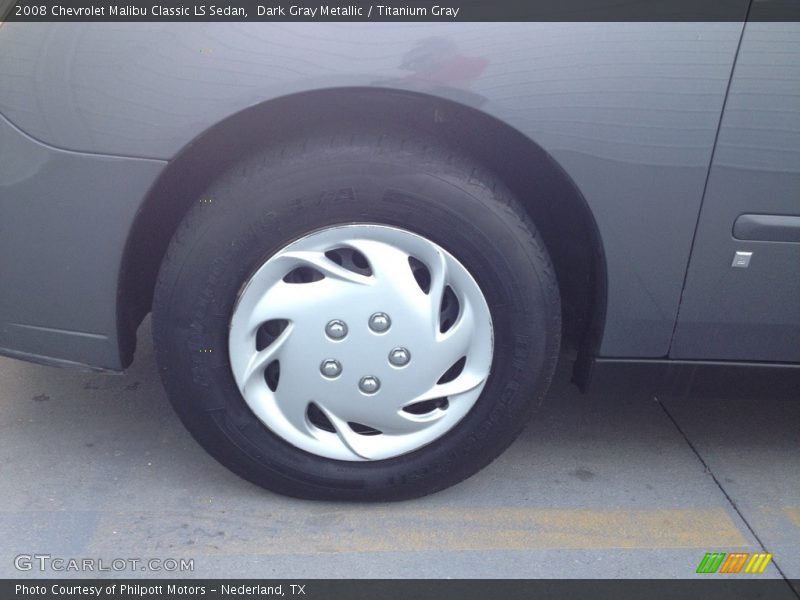 Dark Gray Metallic / Titanium Gray 2008 Chevrolet Malibu Classic LS Sedan