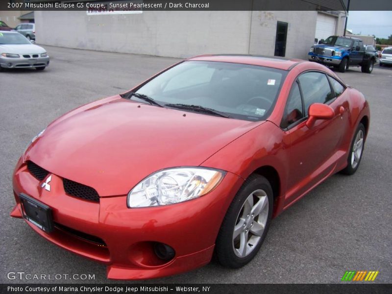 Sunset Pearlescent / Dark Charcoal 2007 Mitsubishi Eclipse GS Coupe