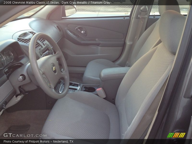 Dark Gray Metallic / Titanium Gray 2008 Chevrolet Malibu Classic LS Sedan
