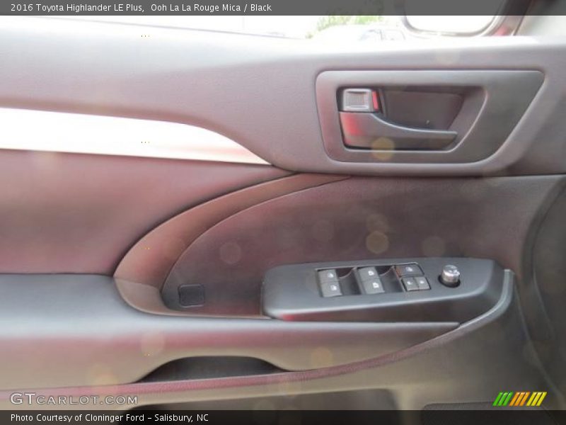 Ooh La La Rouge Mica / Black 2016 Toyota Highlander LE Plus