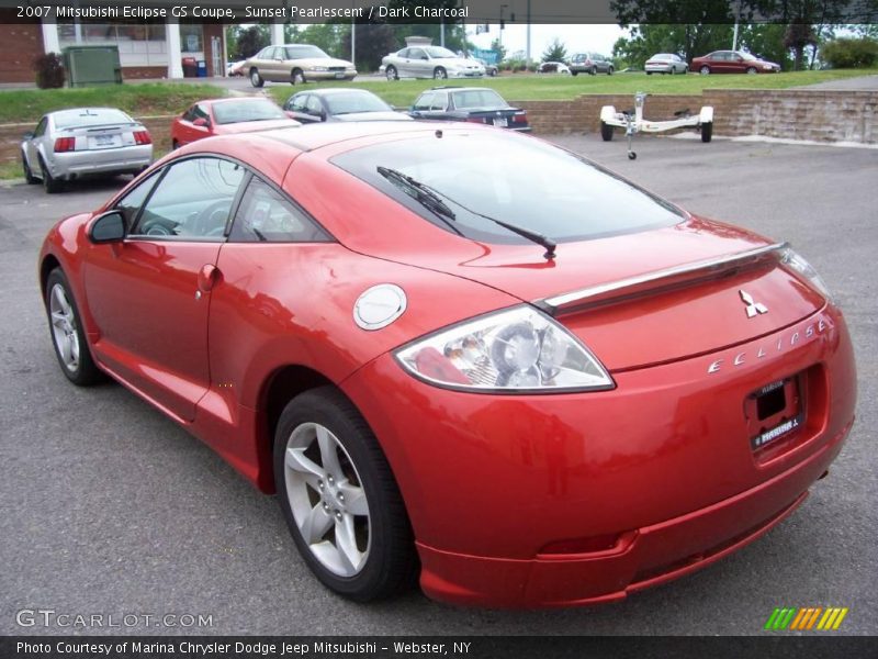 Sunset Pearlescent / Dark Charcoal 2007 Mitsubishi Eclipse GS Coupe