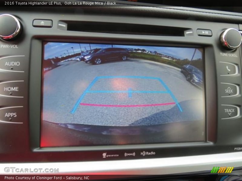 Ooh La La Rouge Mica / Black 2016 Toyota Highlander LE Plus