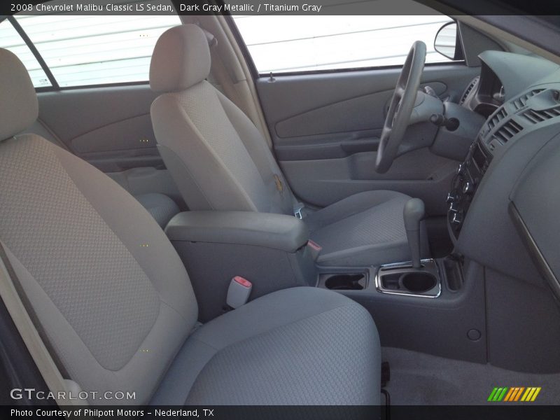 Dark Gray Metallic / Titanium Gray 2008 Chevrolet Malibu Classic LS Sedan