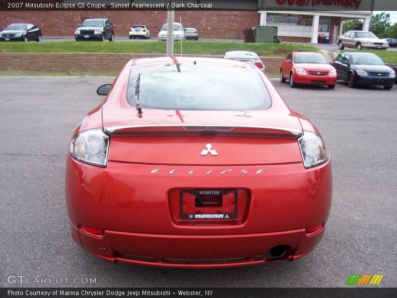 Sunset Pearlescent / Dark Charcoal 2007 Mitsubishi Eclipse GS Coupe