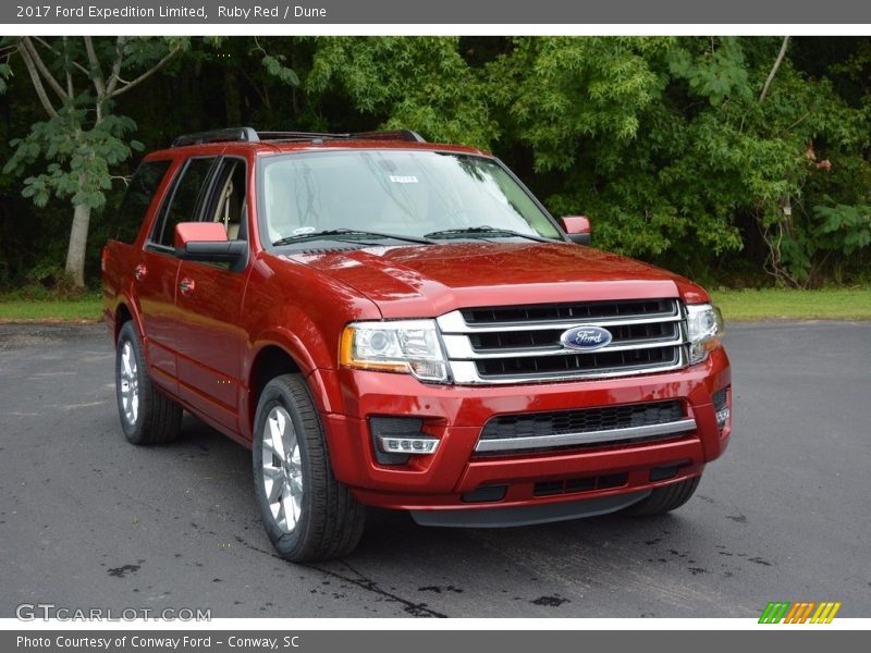 Ruby Red / Dune 2017 Ford Expedition Limited