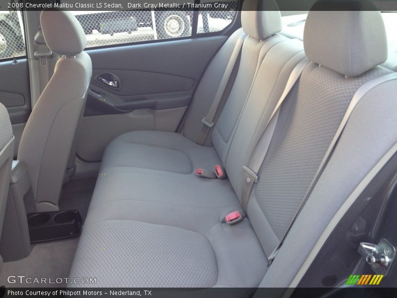 Dark Gray Metallic / Titanium Gray 2008 Chevrolet Malibu Classic LS Sedan