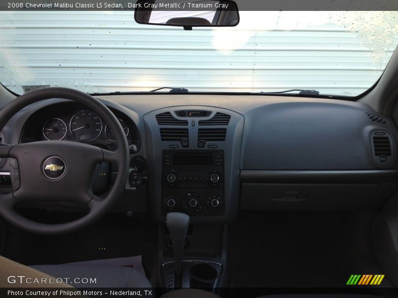 Dark Gray Metallic / Titanium Gray 2008 Chevrolet Malibu Classic LS Sedan