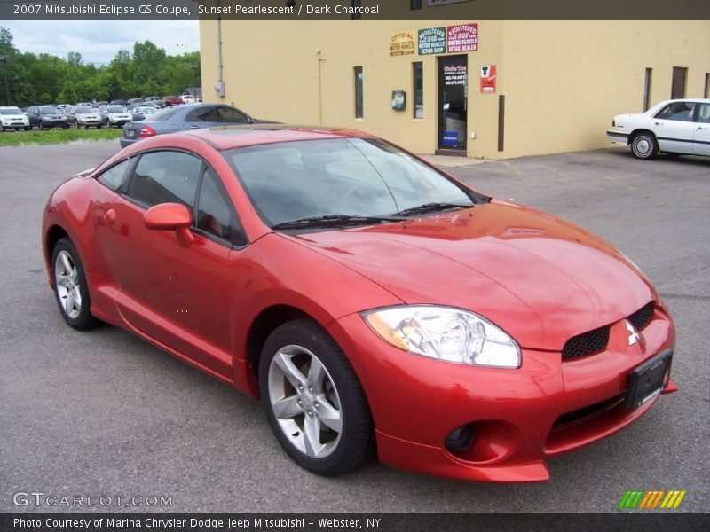 Sunset Pearlescent / Dark Charcoal 2007 Mitsubishi Eclipse GS Coupe