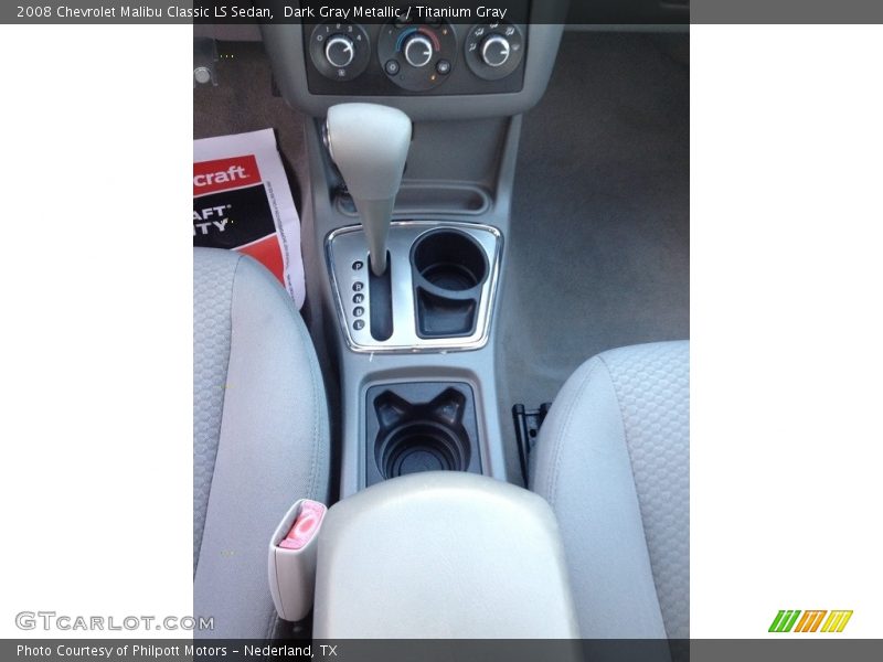 Dark Gray Metallic / Titanium Gray 2008 Chevrolet Malibu Classic LS Sedan