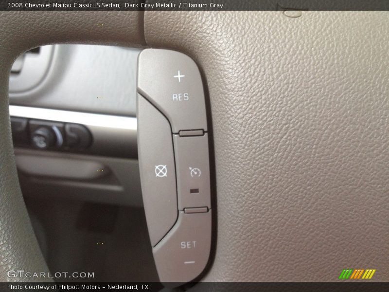 Dark Gray Metallic / Titanium Gray 2008 Chevrolet Malibu Classic LS Sedan
