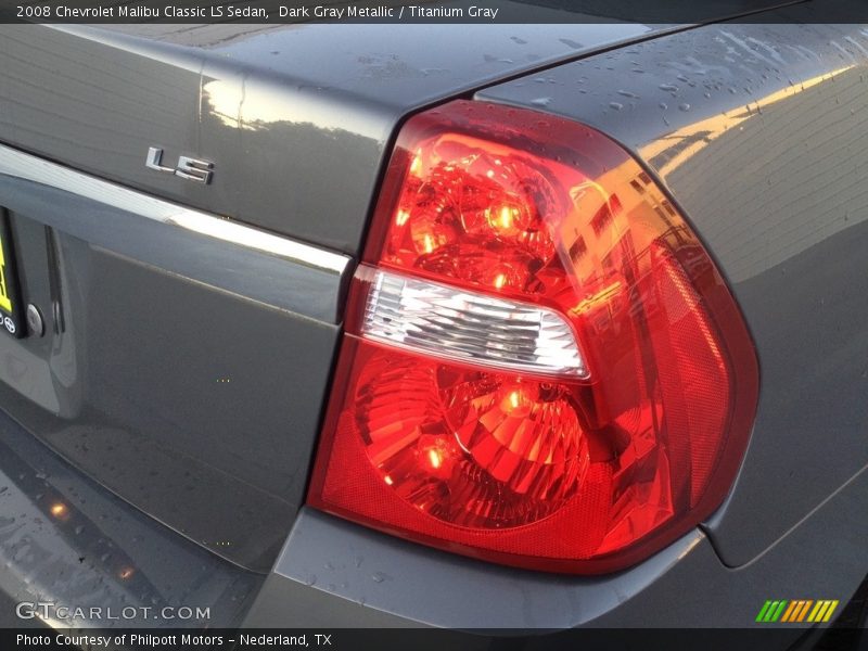Dark Gray Metallic / Titanium Gray 2008 Chevrolet Malibu Classic LS Sedan