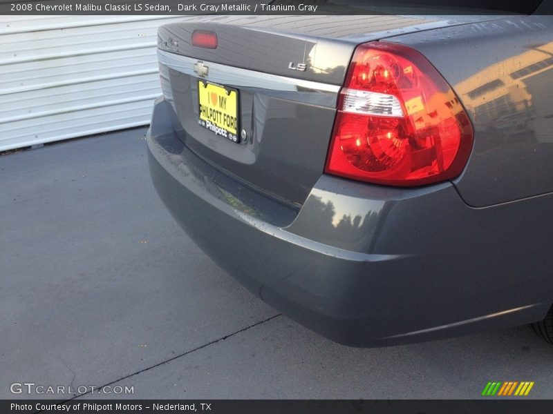 Dark Gray Metallic / Titanium Gray 2008 Chevrolet Malibu Classic LS Sedan