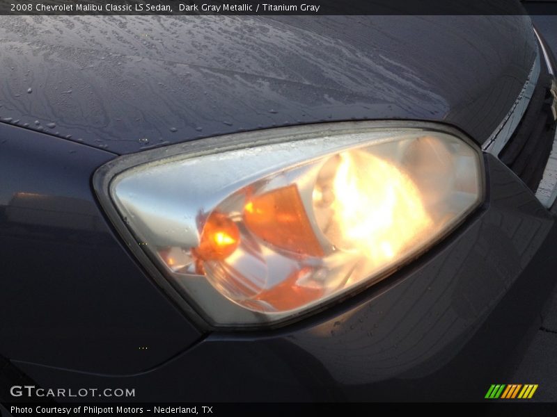 Dark Gray Metallic / Titanium Gray 2008 Chevrolet Malibu Classic LS Sedan