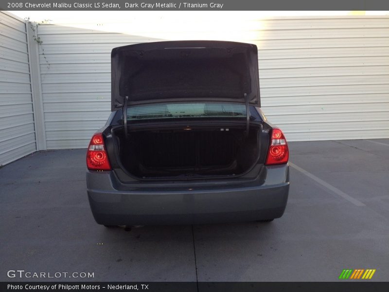 Dark Gray Metallic / Titanium Gray 2008 Chevrolet Malibu Classic LS Sedan