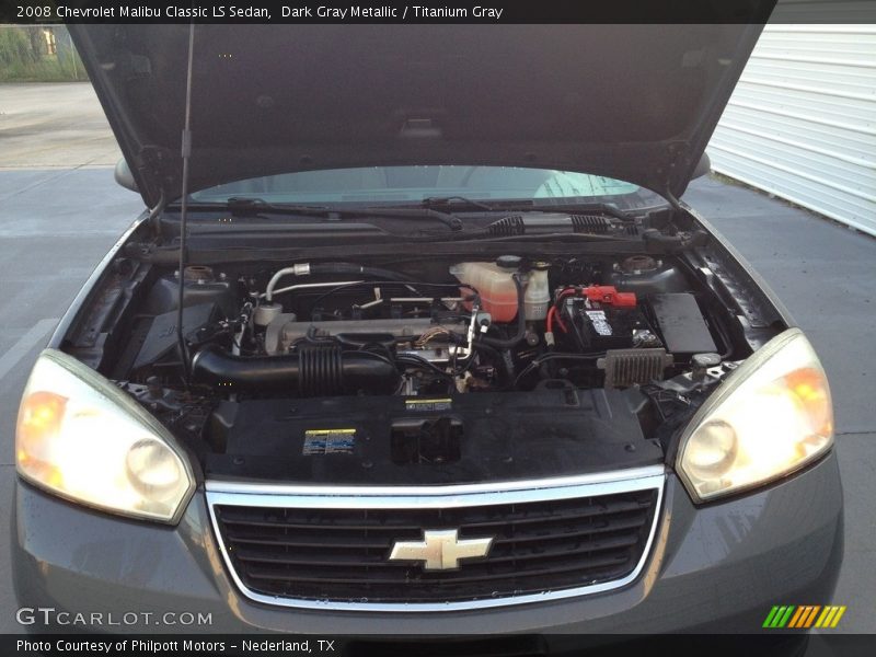 Dark Gray Metallic / Titanium Gray 2008 Chevrolet Malibu Classic LS Sedan
