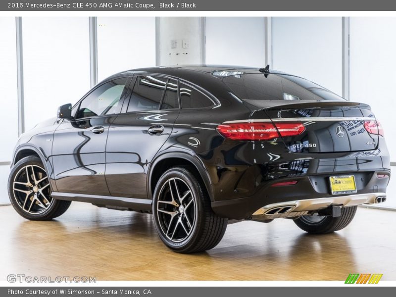 Black / Black 2016 Mercedes-Benz GLE 450 AMG 4Matic Coupe