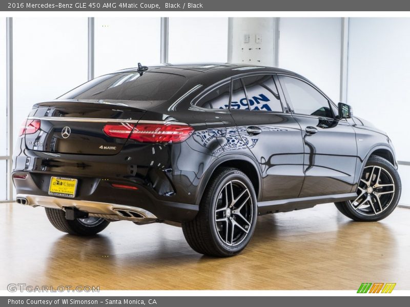 Black / Black 2016 Mercedes-Benz GLE 450 AMG 4Matic Coupe