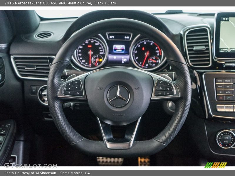 Black / Black 2016 Mercedes-Benz GLE 450 AMG 4Matic Coupe