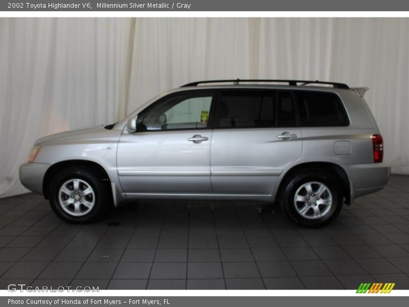 Millennium Silver Metallic / Gray 2002 Toyota Highlander V6