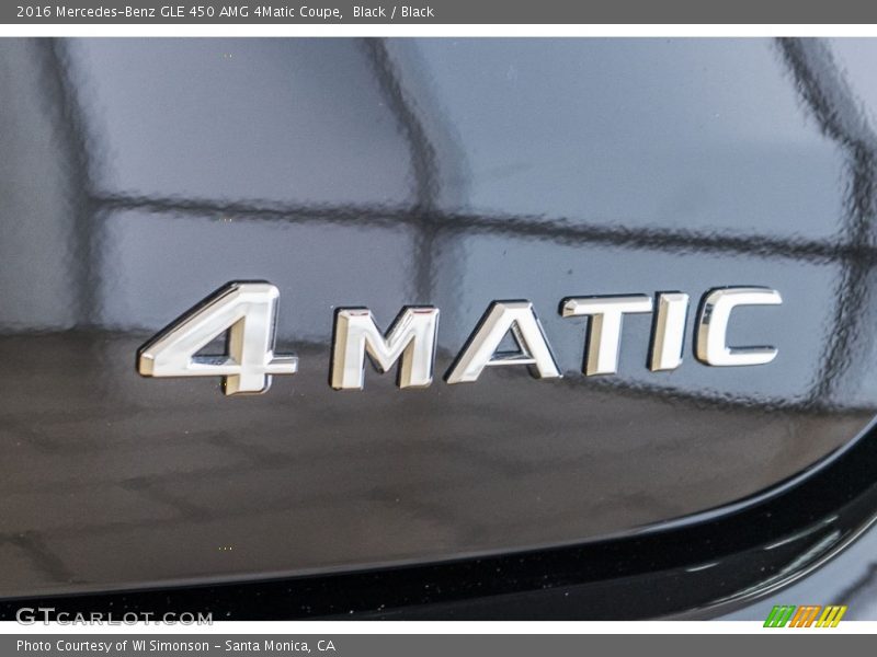 Black / Black 2016 Mercedes-Benz GLE 450 AMG 4Matic Coupe