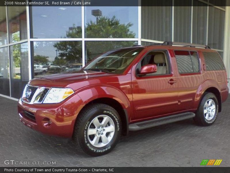 Red Brawn / Cafe Latte 2008 Nissan Pathfinder SE